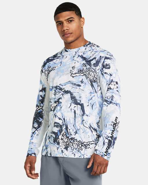 Haut à manches longues et motif camouflage UA Fish pour hommes